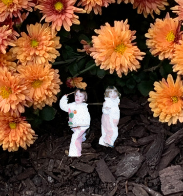 Цифровое искусство под названием "Pixies in the garden" - Matt Kohnen, Подлинное произведение искусства, Фотомонтаж