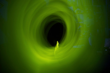 Fotografie mit dem Titel "Worm Hole" von Matt Kohnen, Original-Kunstwerk, Digitale Fotografie