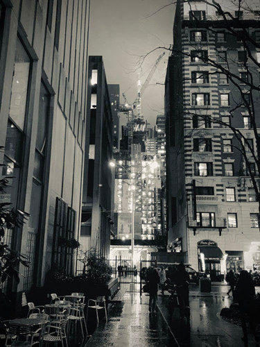 Fotografia intitolato "rainy NY" da Matt Kohnen, Opera d'arte originale, Fotografia digitale