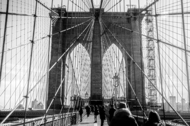 Fotografia intitolato "Brooklyn Bridge 1" da Matt Kohnen, Opera d'arte originale, Fotografia digitale