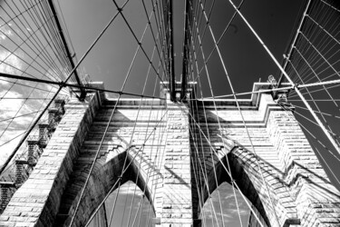 Fotografie getiteld "Brooklyn Bridge 2" door Matt Kohnen, Origineel Kunstwerk, Digitale fotografie