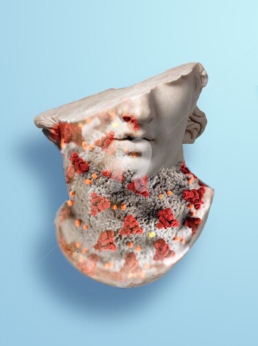 Incisioni, stampe intitolato "Disease in decay" da Matteo Bona, Opera d'arte originale, Stampa digitale