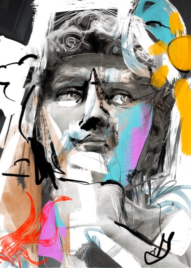 Digital Arts titled "David" by Matteo Cascetti, Original Artwork, Digital Painting