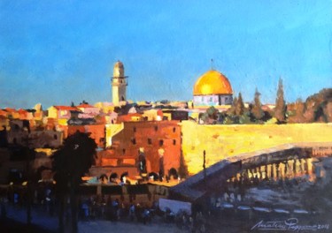 Peinture intitulée "JERUSALEM" par Matteo Pezzano Mp Pittore, Œuvre d'art originale, Acrylique