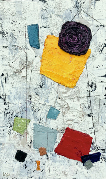 제목이 "Childhood's Tumblin…"인 미술작품 Matthias Lupri로, 원작, 기름 나무 들것 프레임에 장착됨