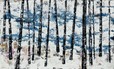 Картина под названием "At Rivers Edge IV" - Matthias Lupri, Подлинное произведение искусства, Масло Установлен на Деревянная…