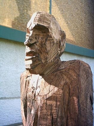 Skulptur mit dem Titel "Torso III" von Matthias Trott, Original-Kunstwerk, Holz