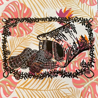 Отпечатки и Гравюры под названием "The Elephant‘s Pean…" - Matthias Köppen, Подлинное произведение искусства, Линогравюры