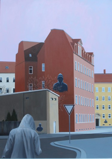 Painting titled "Lockdown" by Matthias Kreher, Original Art, Acrylic