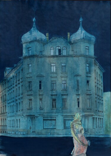 Картина под названием "Nachtmusik (Nightmu…" - Matthias Kreher, Подлинное произведение искусства, Акрил