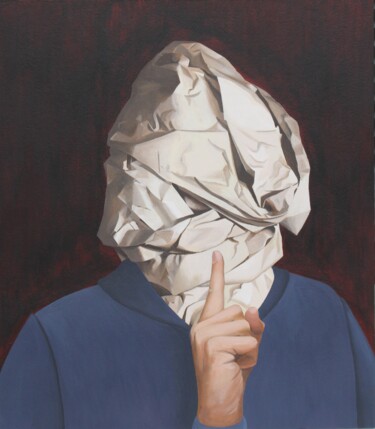 Malarstwo zatytułowany „Der Ideologe (The I…” autorstwa Matthias Kreher, Oryginalna praca, Akryl
