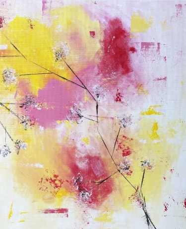 Картина под названием "Cherry Blossom" - Matthieu Joncour, Подлинное произведение искусства, Акрил