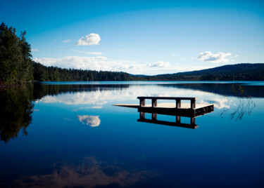 Φωτογραφία με τίτλο "Lac en Finlande" από Matthieu Marcé, Αυθεντικά έργα τέχνης, Ψηφιακή φωτογραφία