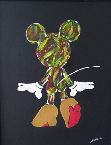 Painting titled "Minnie" by Matthieu Marchand, Original Artwork, Acrylic