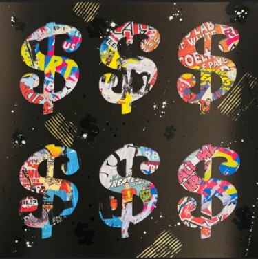 Peinture intitulée "Street 6 dollars" par Matthieu Mineo, Œuvre d'art originale, Acrylique