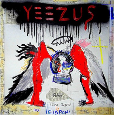Peinture intitulée "Yeezus" par Iguapomi, Œuvre d'art originale
