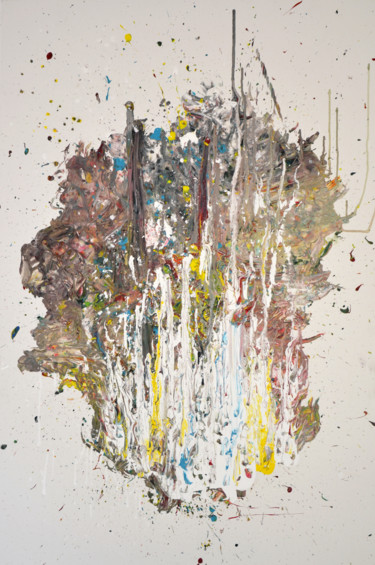 Peinture intitulée "Untitled 2 2019" par Bibs, Œuvre d'art originale, Acrylique