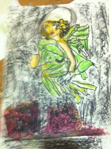 Рисунок под названием "il-palcoscenico-lem…" - Mattia Baldin, Подлинное произведение искусства, Цветные карандаши