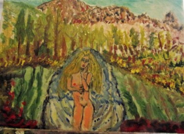 Malerei mit dem Titel "lady-gaga-to-the-wo…" von Mattia Baldin, Original-Kunstwerk, Öl