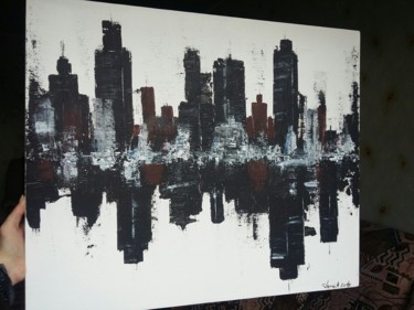 Картина под названием "Equalizer" - Анастасия Матто, Подлинное произведение искусства, Акрил