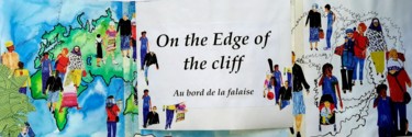 Collages getiteld "On the edge of the…" door Maty, Origineel Kunstwerk, Collages
