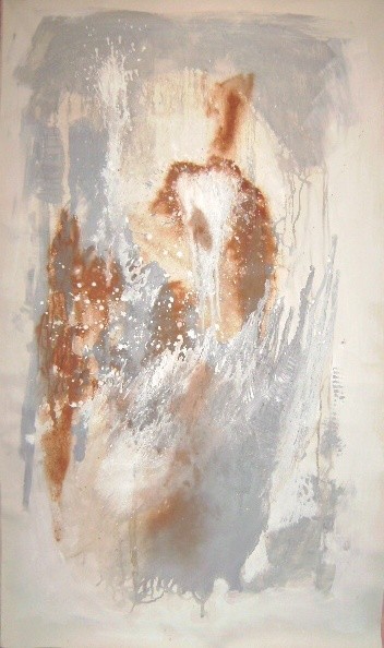 Pintura titulada "Mémoire de sable" por Maty, Obra de arte original, Oleo