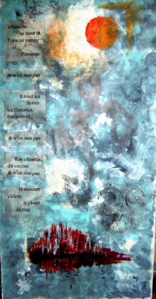 Malerei mit dem Titel "reniement-de-pierre…" von Maty, Original-Kunstwerk, Acryl