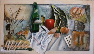 Painting titled "Cézanne 2006" by Maty, Original Artwork, Oil