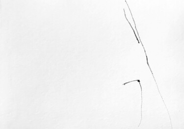 Dessin intitulée "DESSIN D'HIVER" par Maud Goldberg, Œuvre d'art originale, Encre