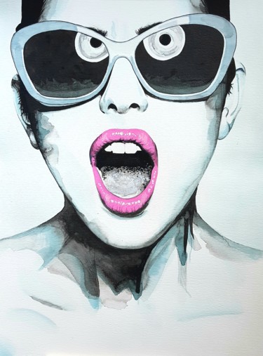 Ohmygod.jpg Peinture intitulée "Ohmygod.jpg" par Maud Llorente, Œuvre d'art originale, Acrylique