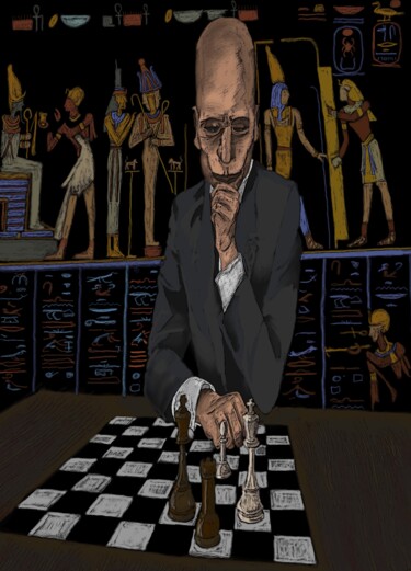 Digital Arts titled "The game is rigged" by Maui, Original Artwork, Digital Painting