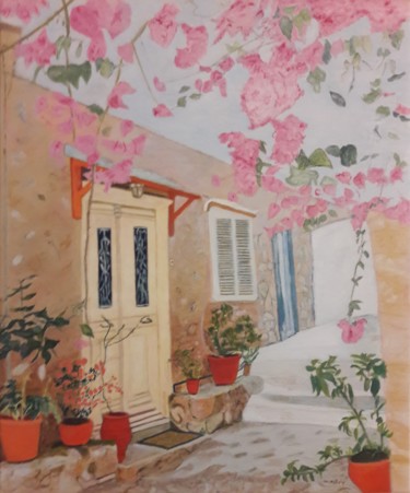 Картина под названием "L'envol" - Maurice Bellolo, Подлинное произведение искусства, Масло Установлен на Деревянная рама для…
