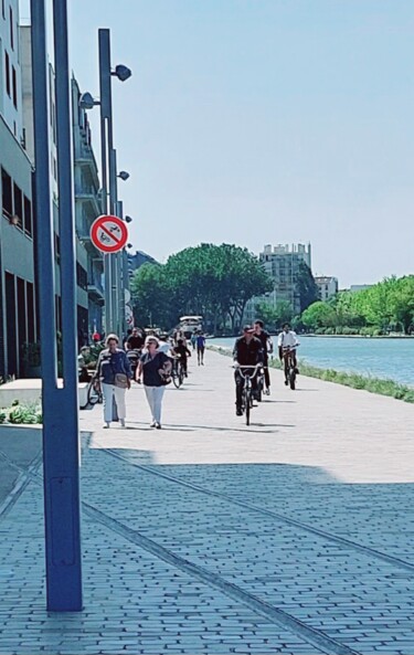 Фотография под названием "Balade à vélo sur l…" - Maurice Bellolo, Подлинное произведение искусства, Цифровая фотография