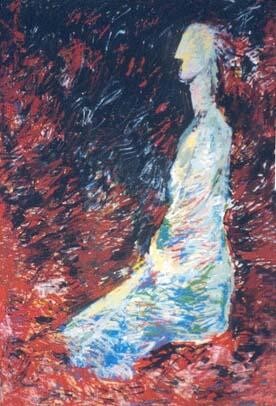 Peinture intitulée "Le grand solitaire…" par Maurice Boulogne, Œuvre d'art originale