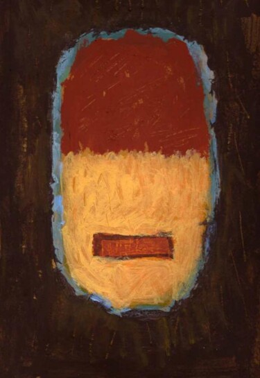 Peinture intitulée "totem016 - 20 x 30…" par Maurice Boulogne, Œuvre d'art originale