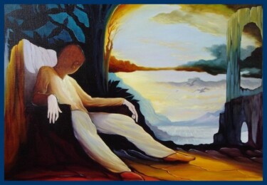 Peinture intitulée "Horizon" par Maurice Lepage, Œuvre d'art originale