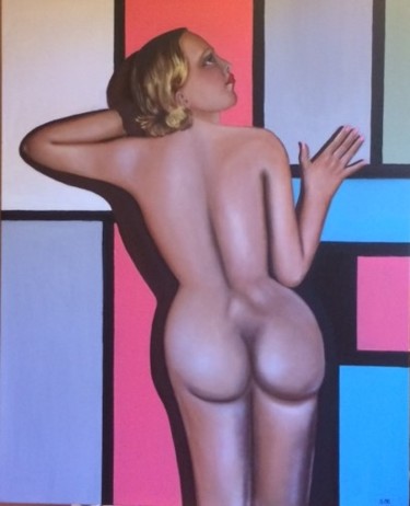 Painting titled "Cinéma" by Mauricette Henot, Original Artwork