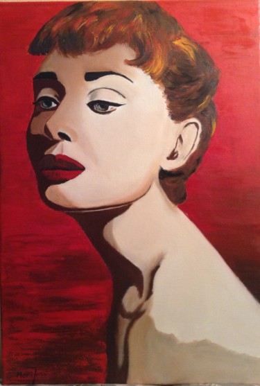 Peinture intitulée "Audrey" par Mauricette Henot, Œuvre d'art originale