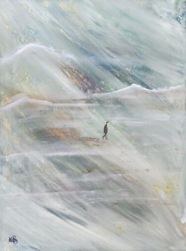 Malerei mit dem Titel "Lonely" von Mauricias, Original-Kunstwerk, Öl