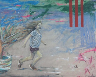 Картина под названием "By the freedom" - Mauricias, Подлинное произведение искусства, Масло