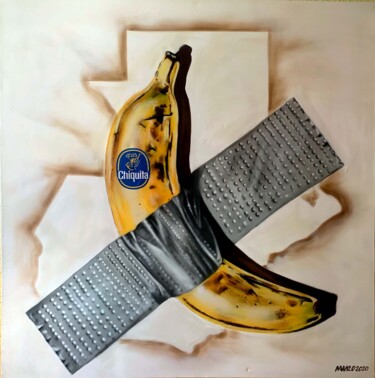 Pintura titulada "Banana Republic" por Mauricio Jose Miranda, Obra de arte original, Acrílico Montado en Bastidor de camilla…