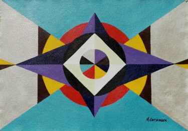 Malerei mit dem Titel "Aliahona" von Maurício Magalhães Entringer, Original-Kunstwerk, Acryl