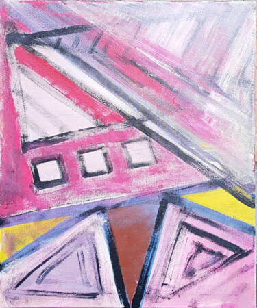 Painting titled "Urbano" by Maurizio D'Andrea, Original Artwork, Acrylic