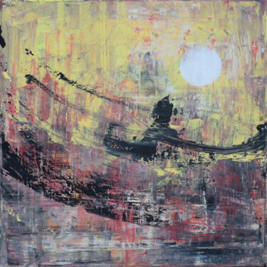 Pittura intitolato "Gondole" da Maurizio D'Andrea, Opera d'arte originale, Acrilico