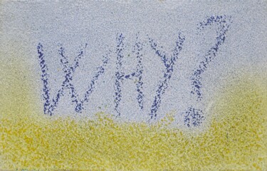 Peinture intitulée "REBEL N 11_ WHY?" par Maurizio Falciani, Œuvre d'art originale, Pastel