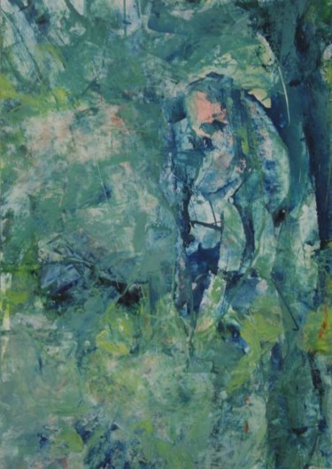 Pittura intitolato "spirito del bosco" da Maurizio Aprea, Opera d'arte originale