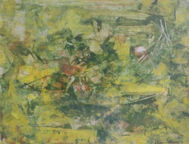 Painting titled "astrazione vegetale" by Maurizio Aprea, Original Artwork