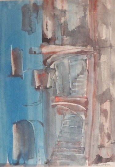 Painting titled "Contrafforti-2" by Maurizio Aprea, Original Artwork