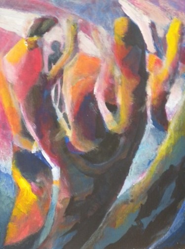 Pittura intitolato "La danza degli albe…" da Maurizio Aprea, Opera d'arte originale, Acrilico