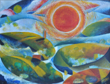 Картина под названием "marzo 2003" - Maurizio Aprea, Подлинное произведение искусства, Акрил Установлен на Деревянная рама д…